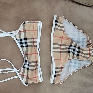 Burberry little girls swim suit